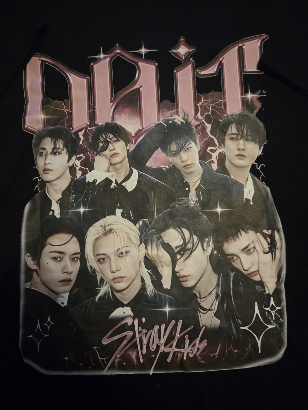 Black Stray Kids Graphic Tee - Do It
